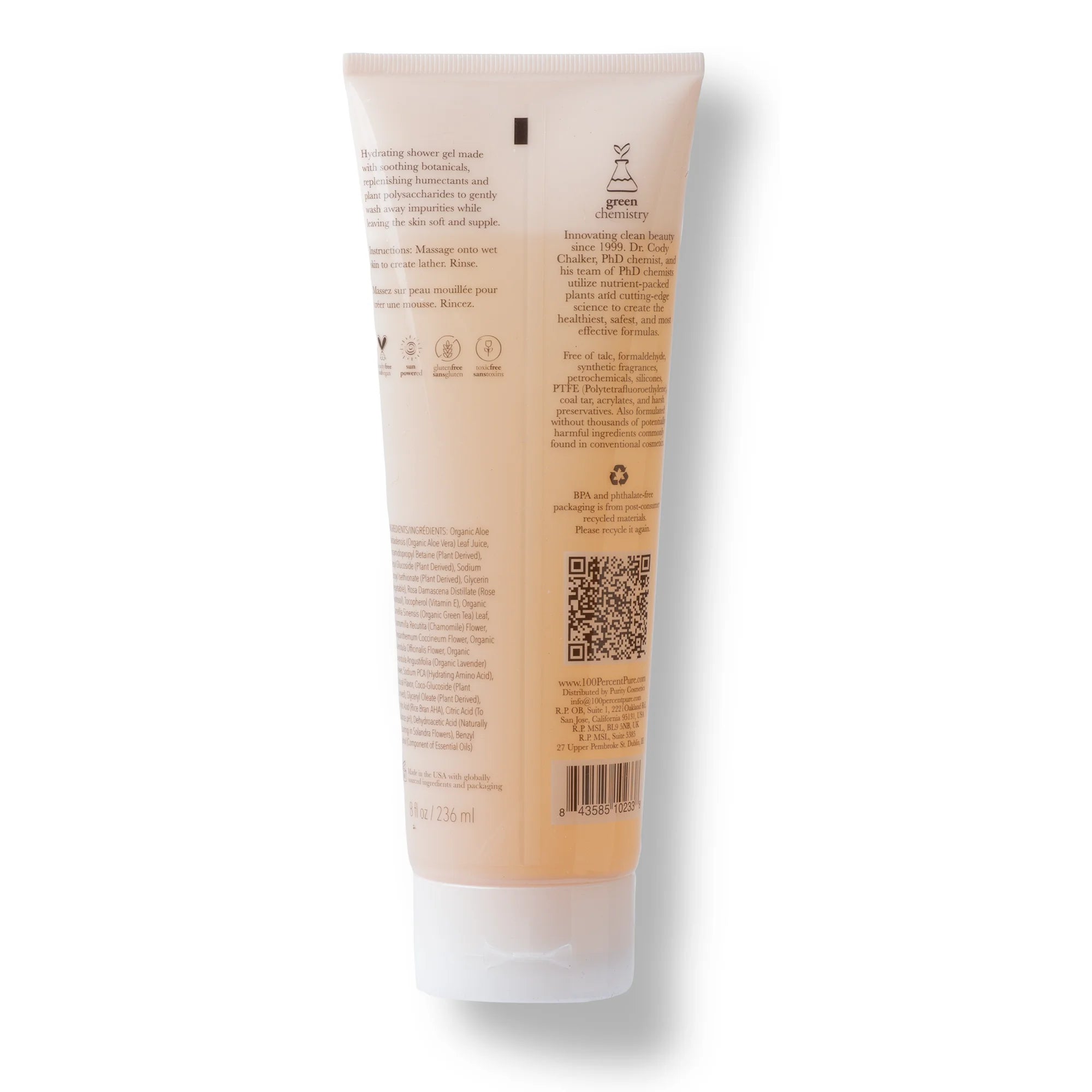 100-pure-body-vanilla-bean-gel-douche-vanille-8-oz image 5