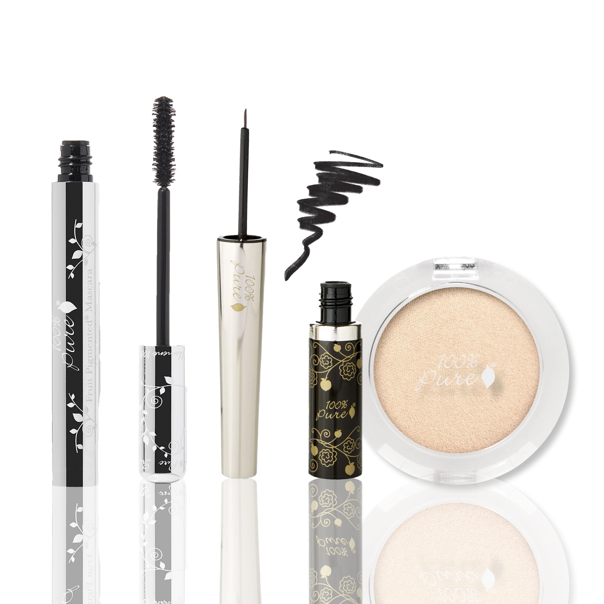 100-pure-ultimate-eye-coffret-maquillage-noir-dor image 1