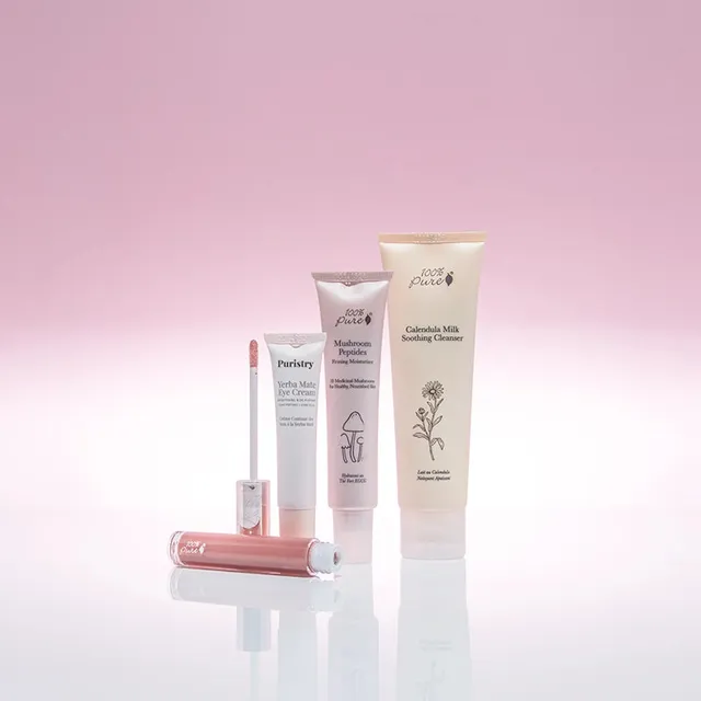 100-pure-gift-sets-monthly-box-coffret-rituel-visage-4-soins image 1