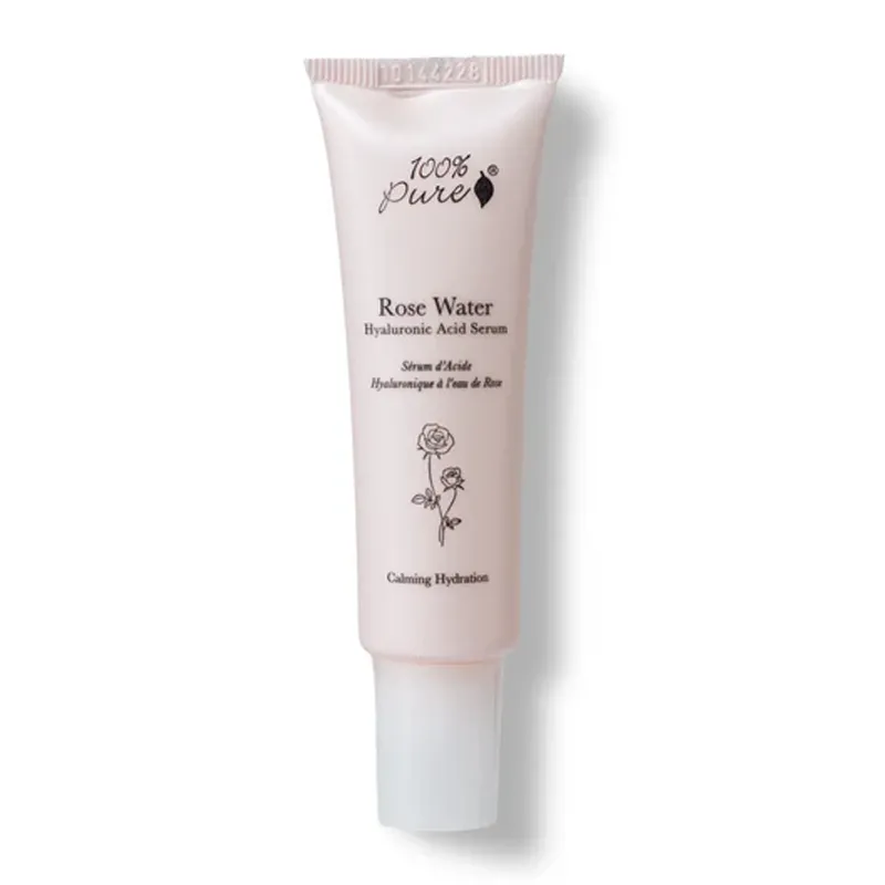 100-pure-rose-water-s-rum-visage-acide-hyaluronique-hydratant image 1