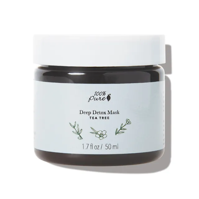 100-pure-tea-tree-masque-d-tox-argile-peau-grasse image 1