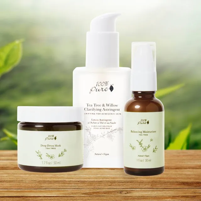 100-pure-tea-tree-kit-coffret-peau-grasse-purifiant image 1