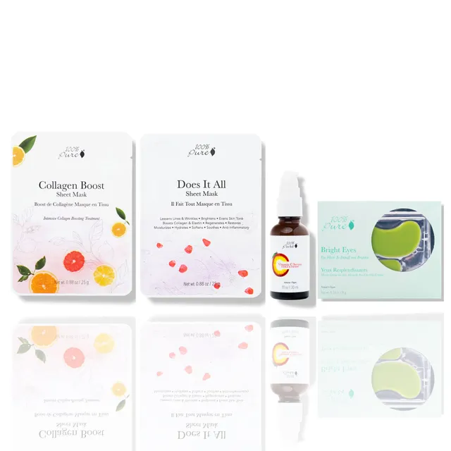 100-pure-radiant-skin-essentials-coffret-clat-vitamine-c image 1
