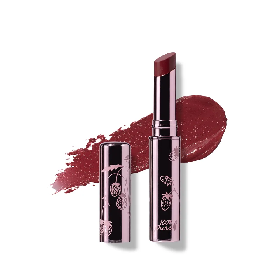 100-pure-fruit-pigmented-lip-glaze-gloss-figue-fruits image 1
