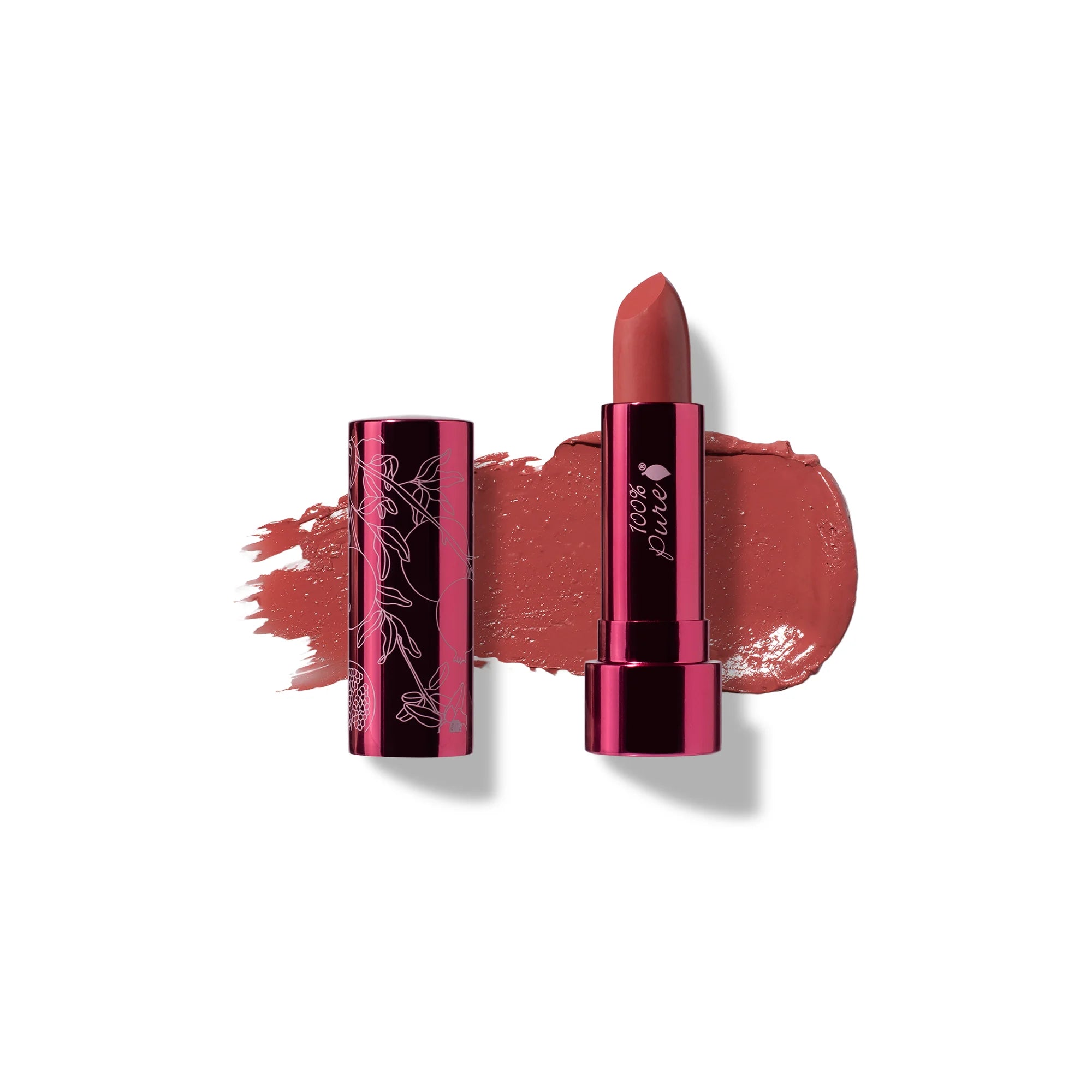 100-pure-fruit-pigmented-rouge-l-vres-poppy-grenade-hydratant image 4