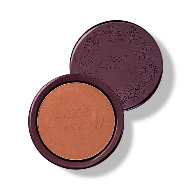 100-pure-cocoa-pigmented-bronzer-poudre-bronzante-cocoa-glow-vegan image 1
