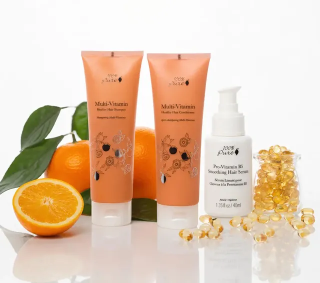 100-pure-hair-multi-vitamin-coffret-shampooing-vitamines-b5-anti-frisottis image 1