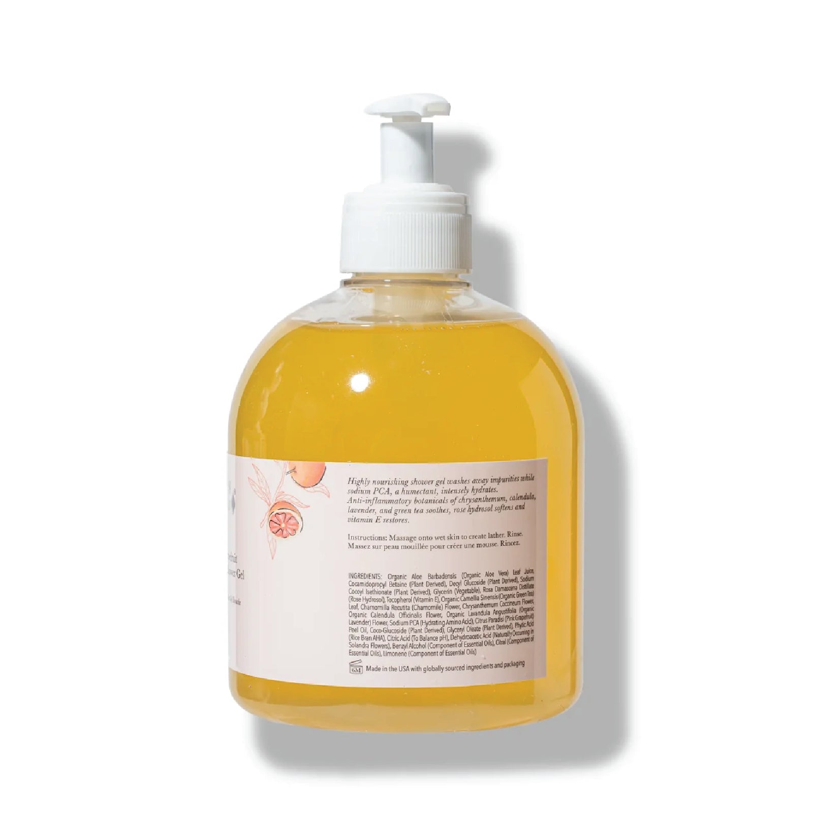 100-pure-body-pink-grapefruit-shower-gel-douche-pamplemousse image 3