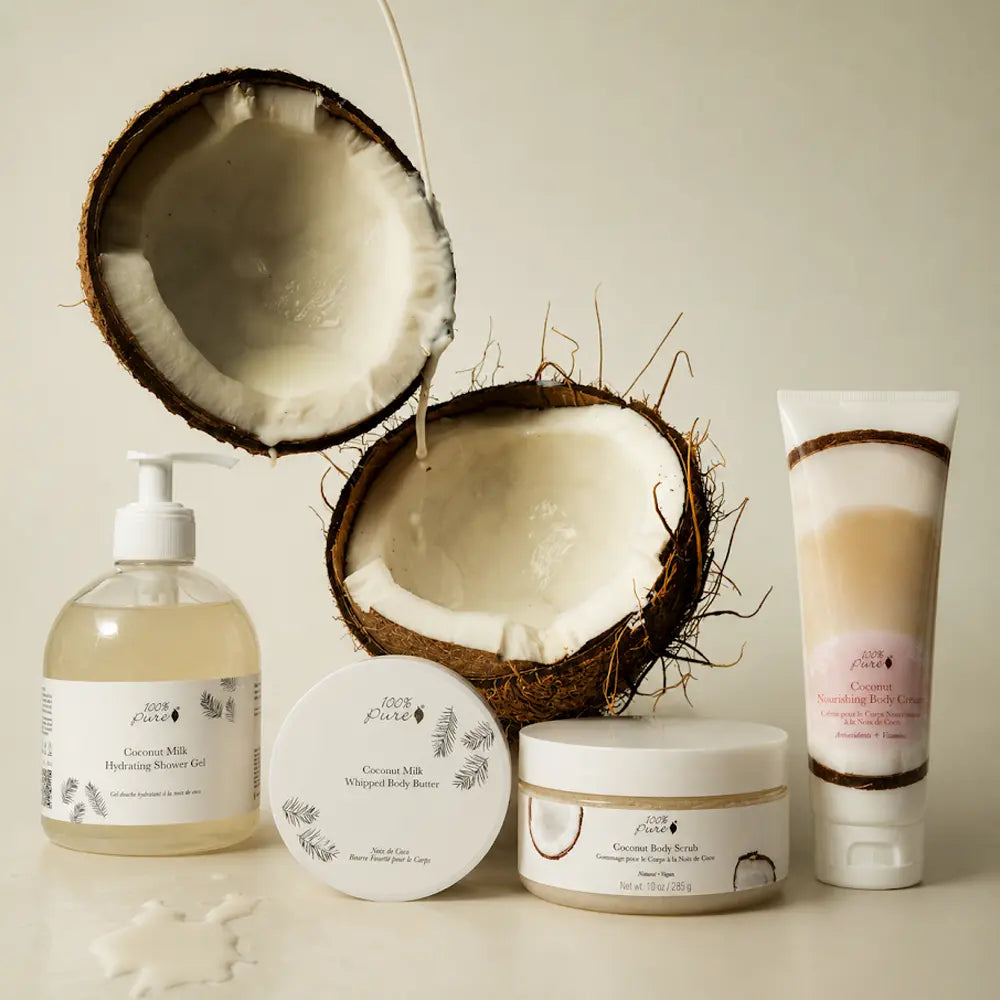 100-pure-coconut-dreams-coffret-corps-coco-4-soins-hydratant image 1