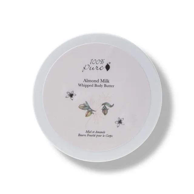 100-pure-honey-almond-whipped-body-butter-beurre-corporel-miel image 1