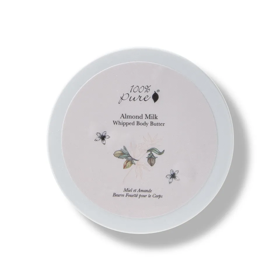 100-pure-honey-almond-whipped-body-butter-beurre-corporel-miel image 1