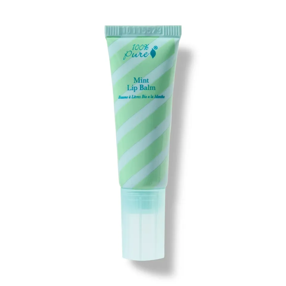 100-pure-lip-makeup-organic-mint-lip-balm-menthe image 1