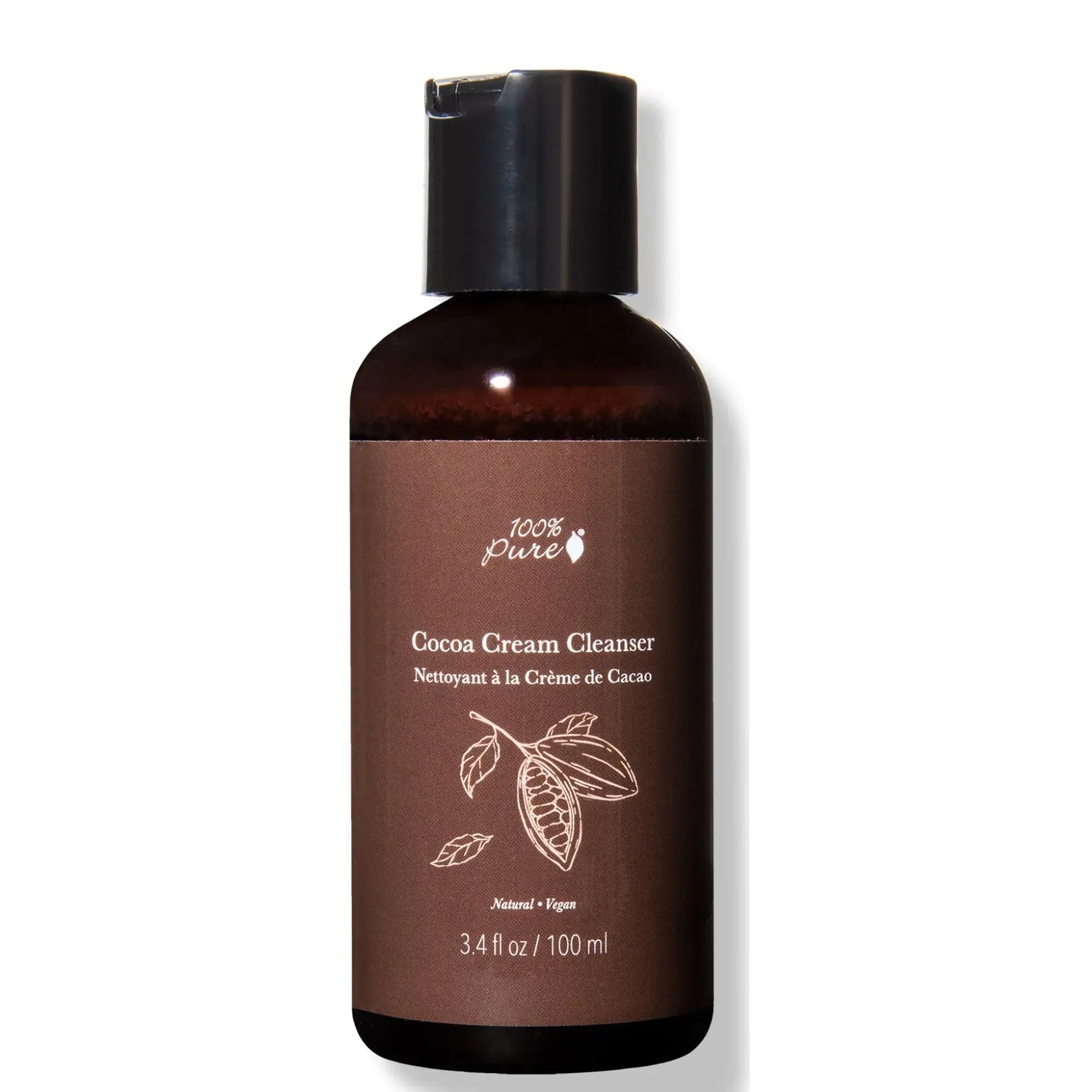 100-pure-cocoa-nettoyant-visage-cr-me-cacao-nourrissant image 1