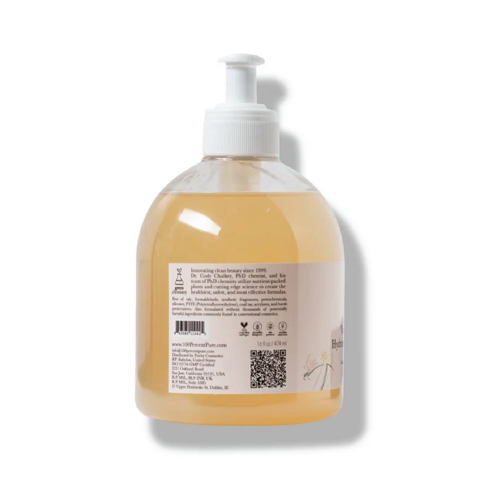 100-pure-body-vanilla-bean-gel-douche-vanille-8-oz image 2