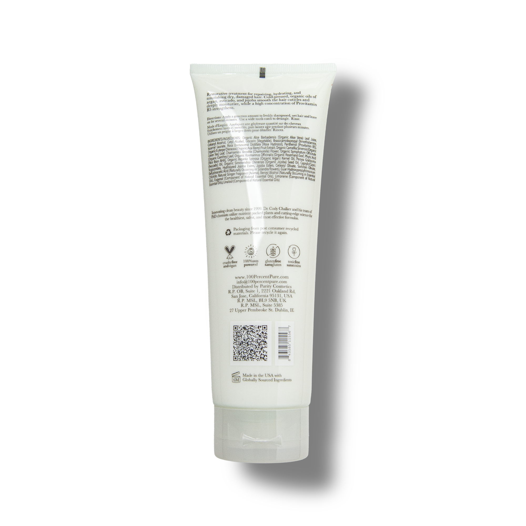 100-pure-glossy-locks-apr-s-shampoing-r-parateur-8-oz image 2