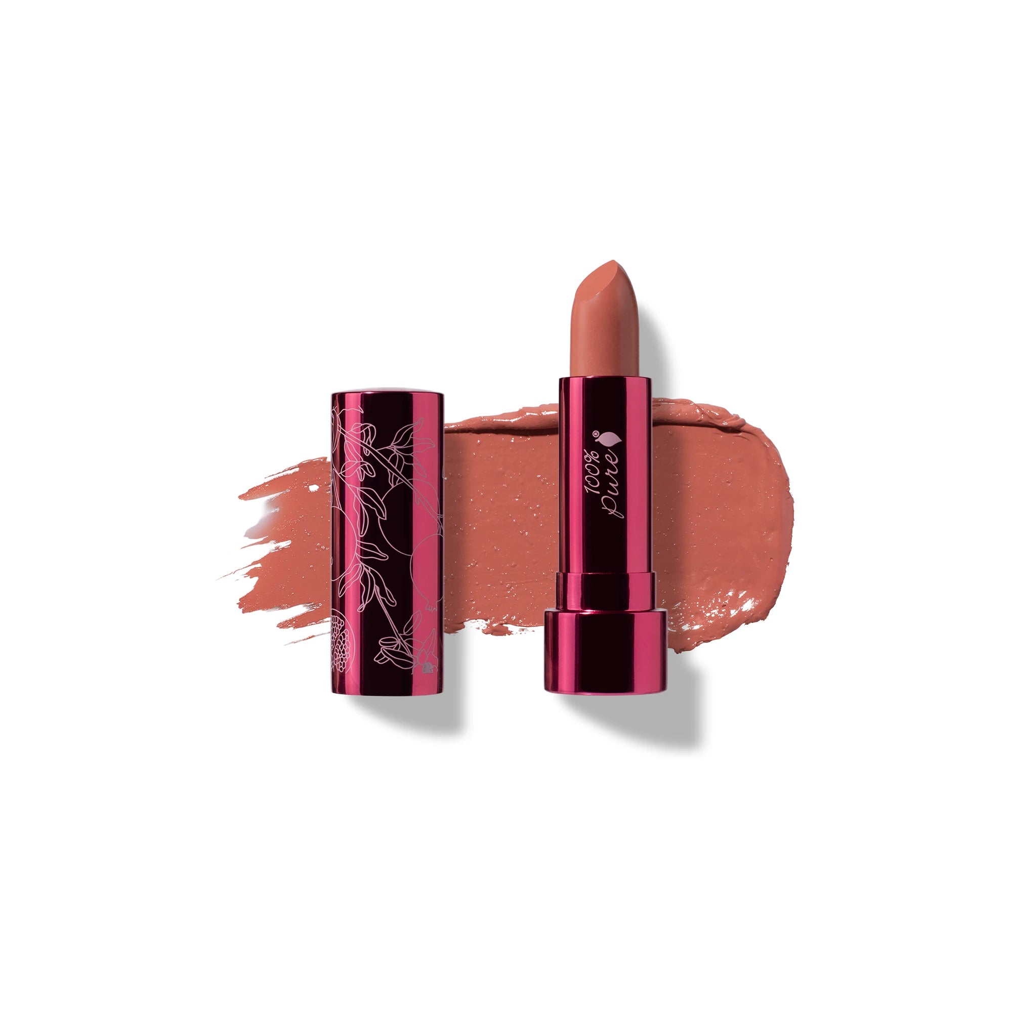 100-pure-fruit-pigmented-rouge-l-vres-poppy-grenade-hydratant image 2