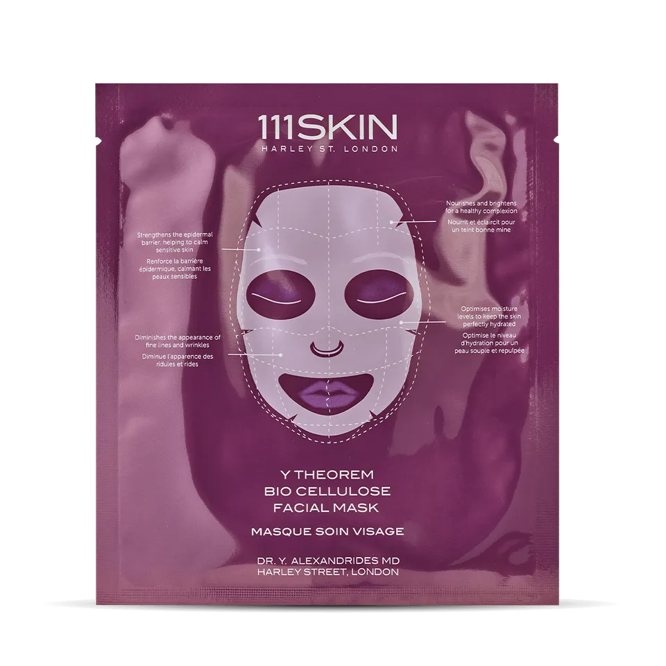 111skin-treatment-masque-visage-bio-cellulose-5-pi-ces-clat image 1