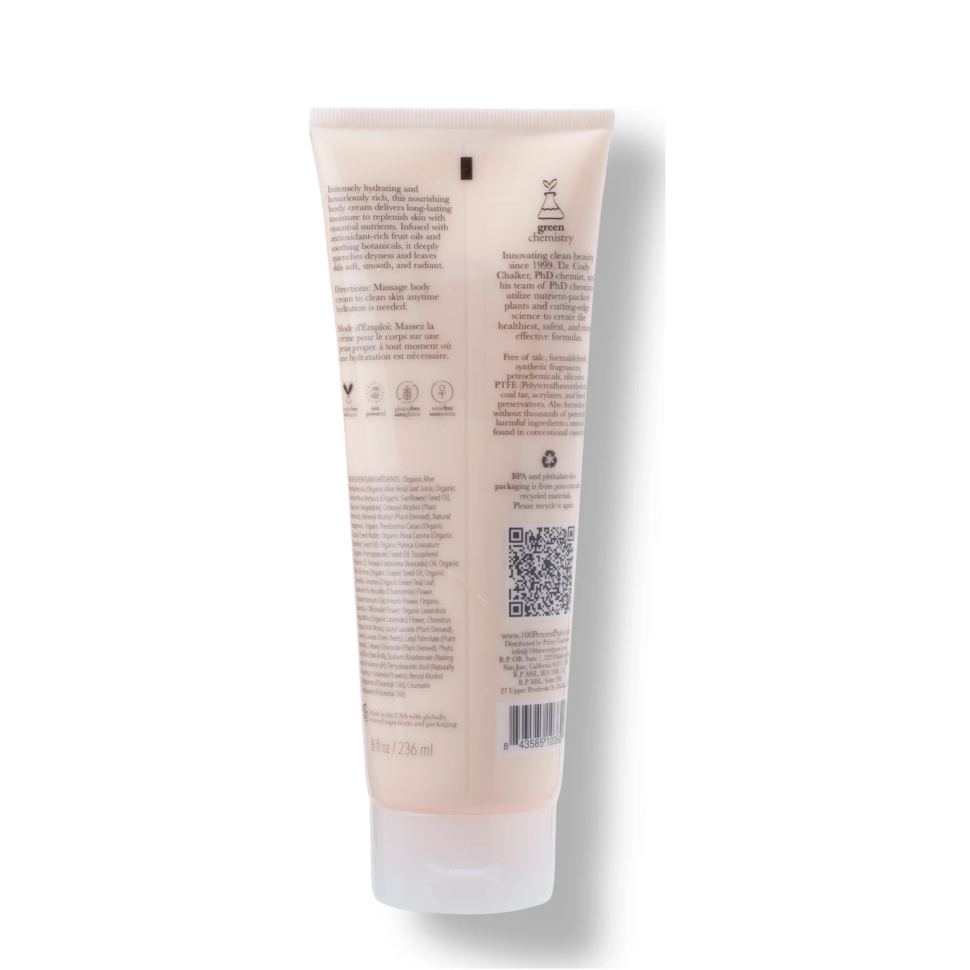 100-pure-body-vanilla-bean-nourishing-body-cream-cr-me-corps-vanille image 2