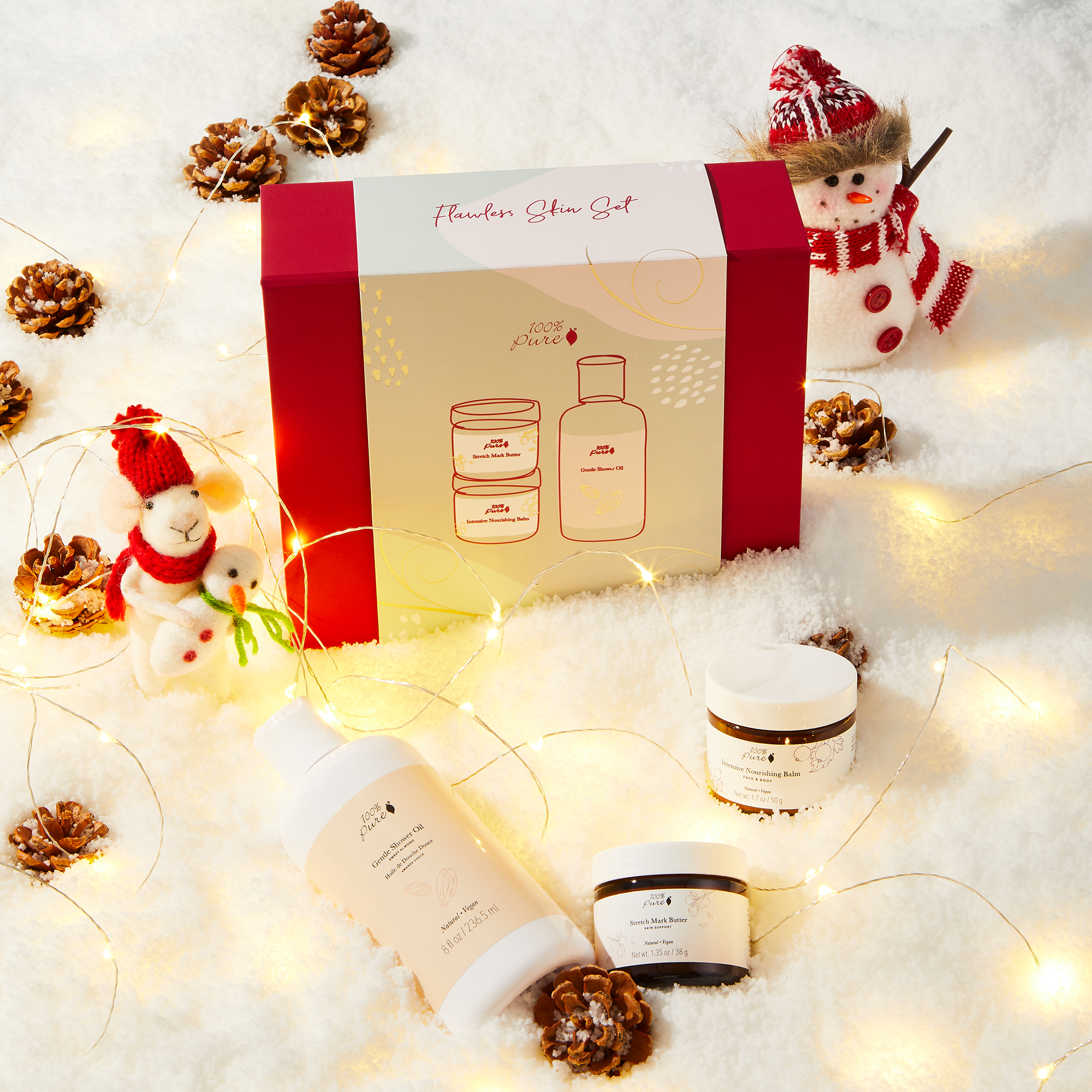 100-pure-flawless-skin-set-coffret-trio-clat image 2