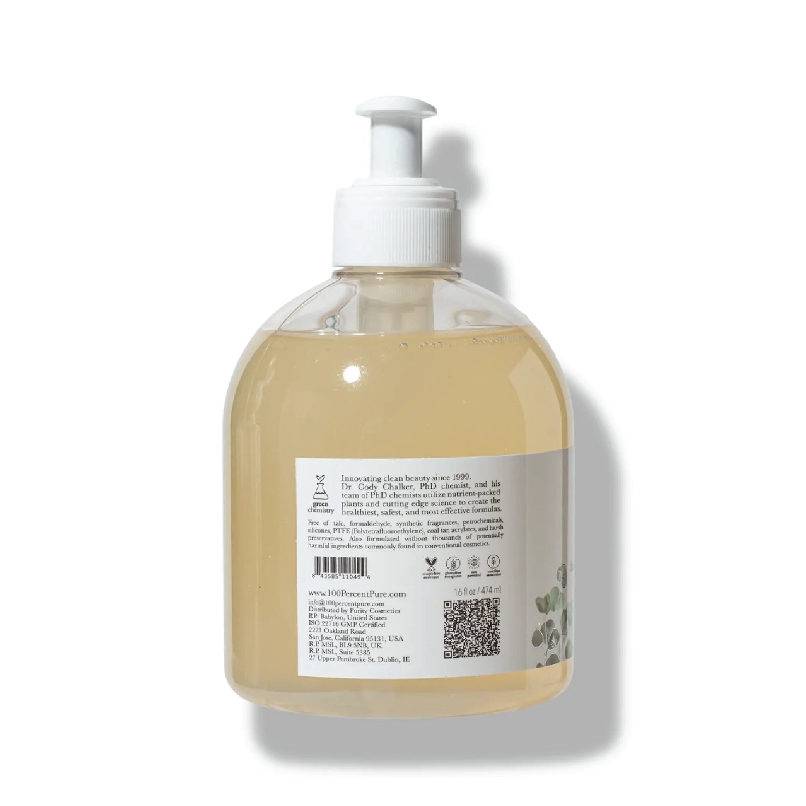 100-pure-body-eucalyptus-shower-gel-douche-8-oz-menthe image 2