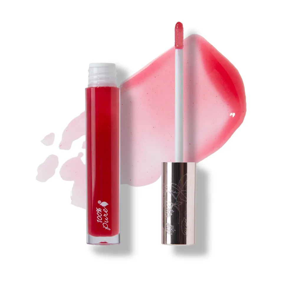 100-pure-fruit-pigmented-gloss-l-vres-strawberry-vitamine-e image 1