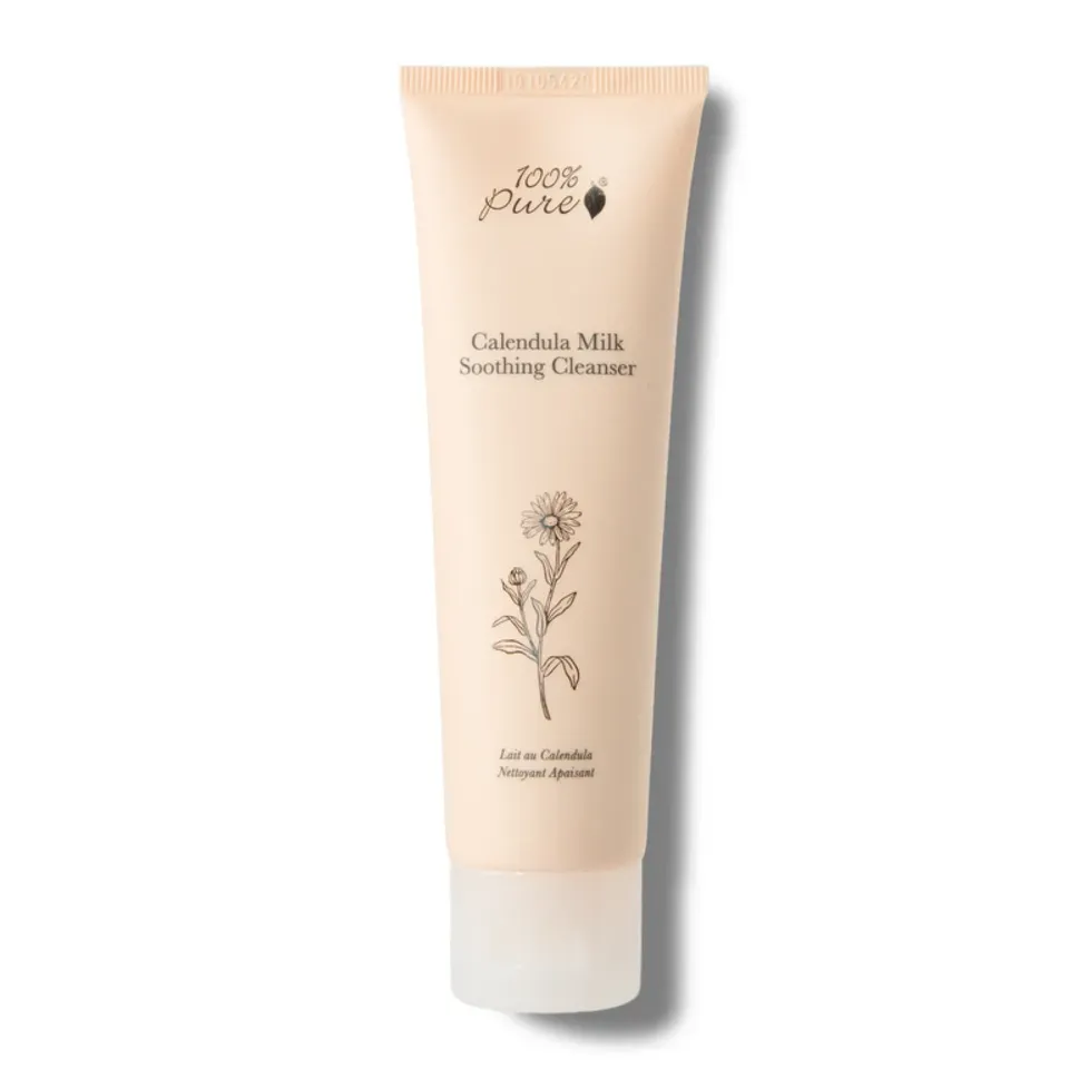 100-pure-calendula-lait-nettoyant-visage-peau-sensible image 1