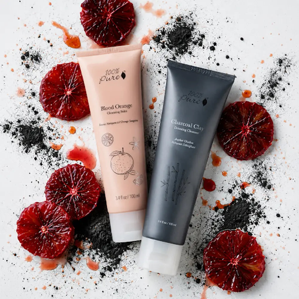 100-pure-double-cleanse-coffret-nettoyant-orange-charbon image 1
