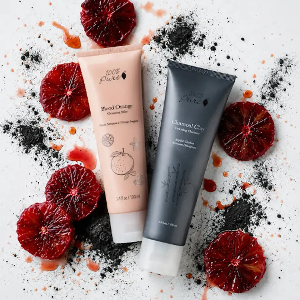 100-pure-double-cleanse-coffret-nettoyant-orange-charbon image 1