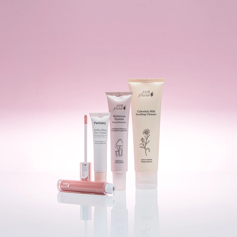 100-pure-gift-sets-monthly-box-coffret-rituel-visage-4-soins image 1