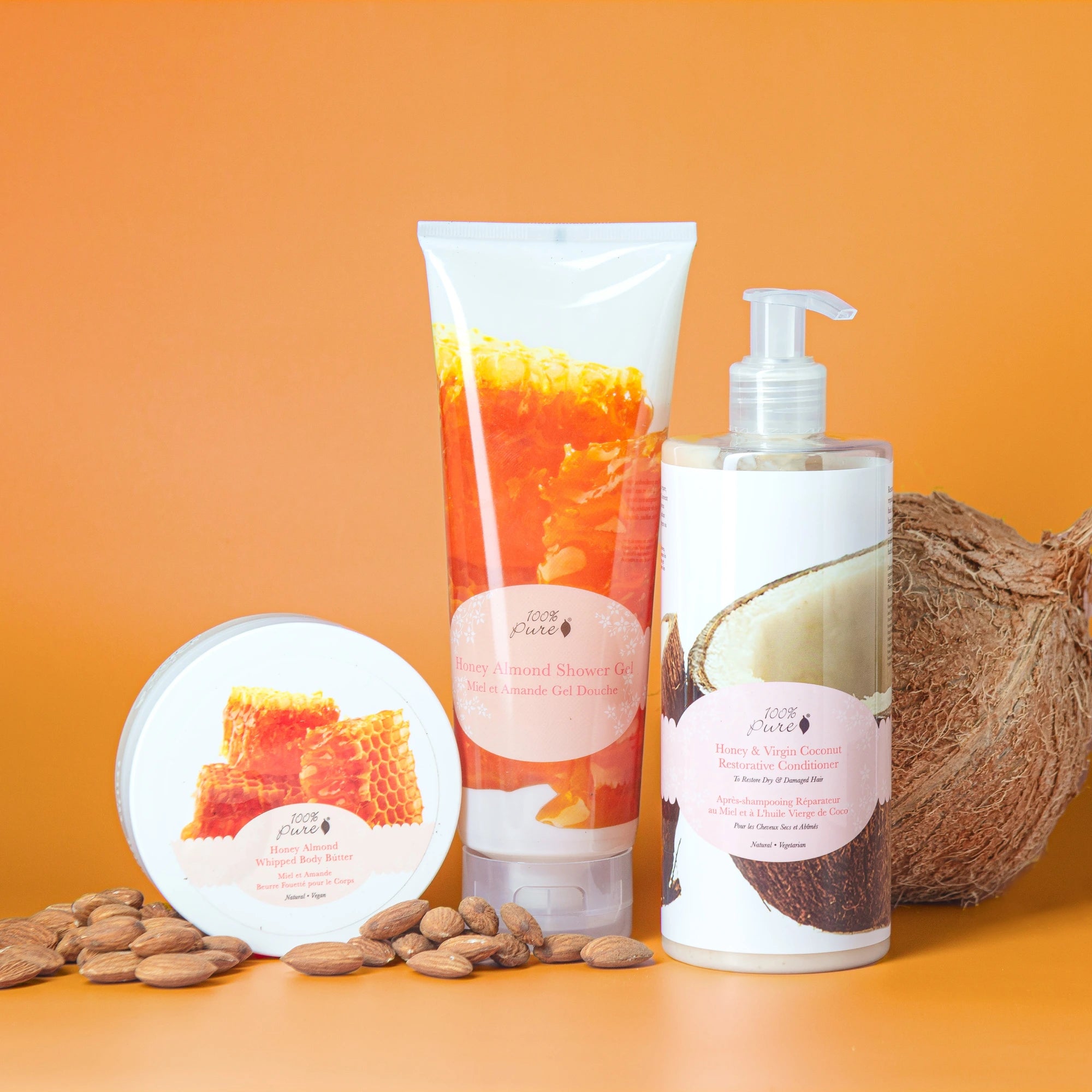 100-pure-gift-sets-soften-restore-gwp-coffret-miel-nourrissant image 1