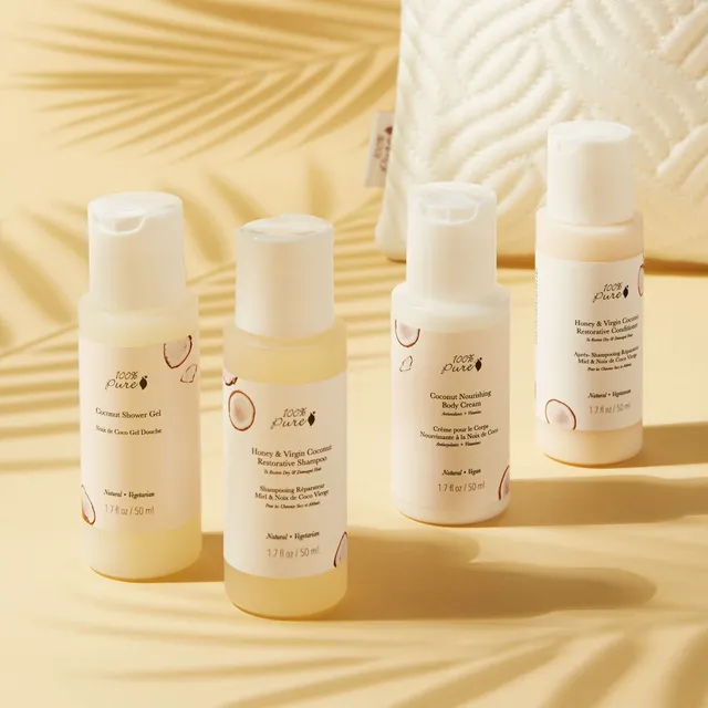 100-pure-gift-sets-head-to-toe-minis-kit-coco-4x1-7-oz image 1