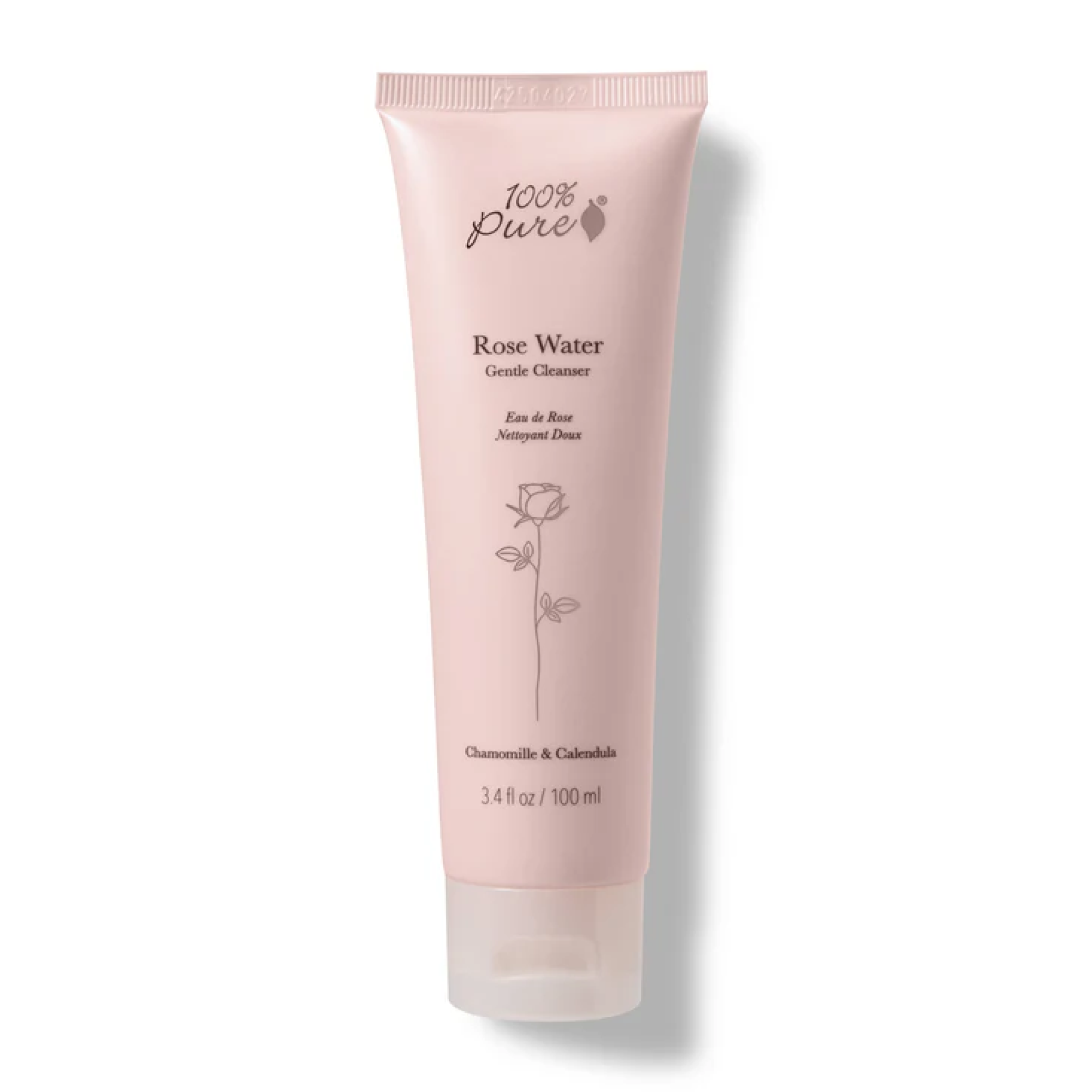 100-pure-rose-water-nettoyant-visage-doux-hydratant image 1