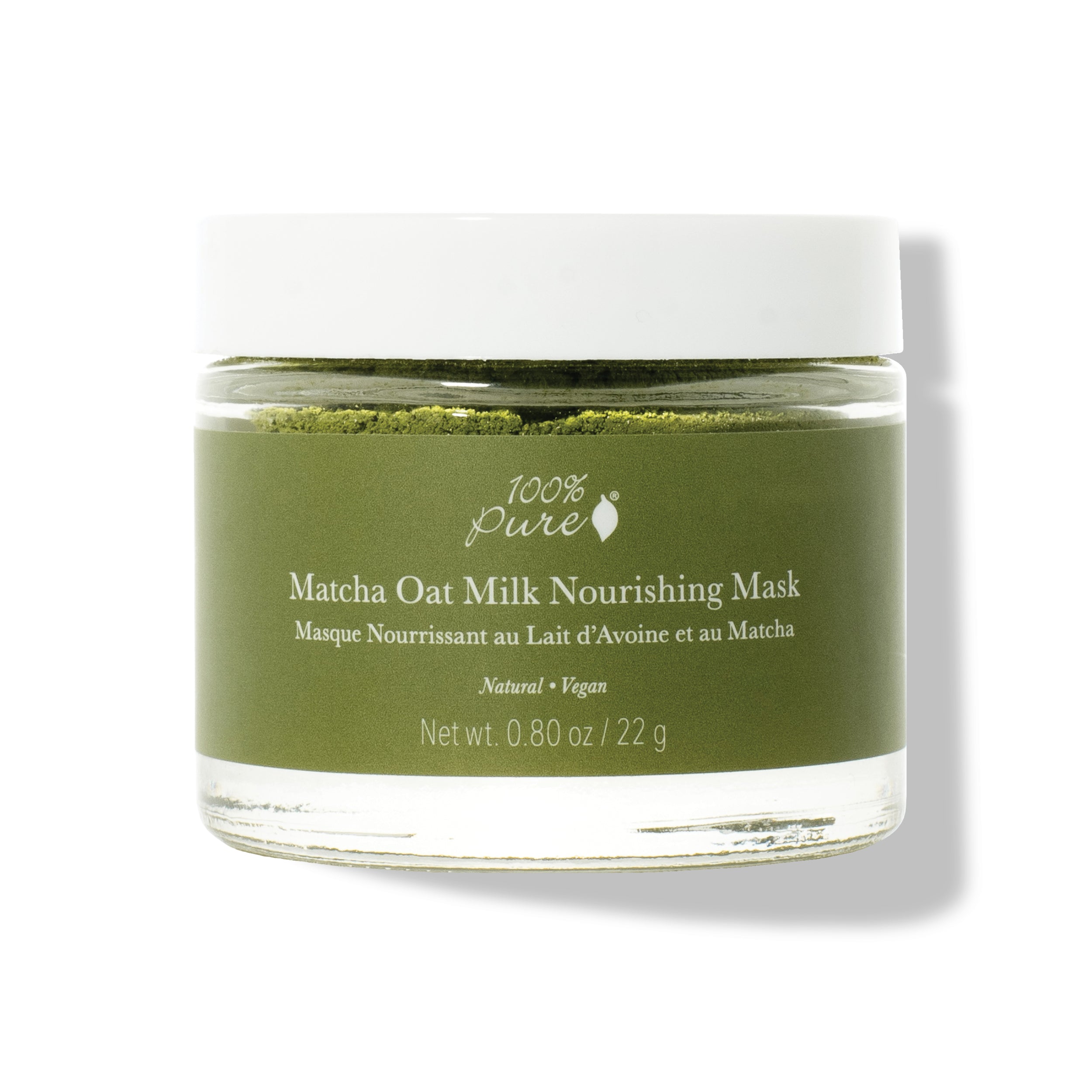 100-pure-matcha-oat-milk-masque-visage-avoine-nourrissant image 1
