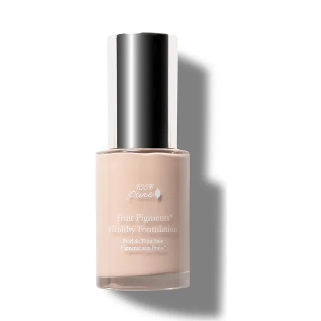 100-pure-fruit-pigmented-healthy-foundation-fond-teint-white-peach image 1
