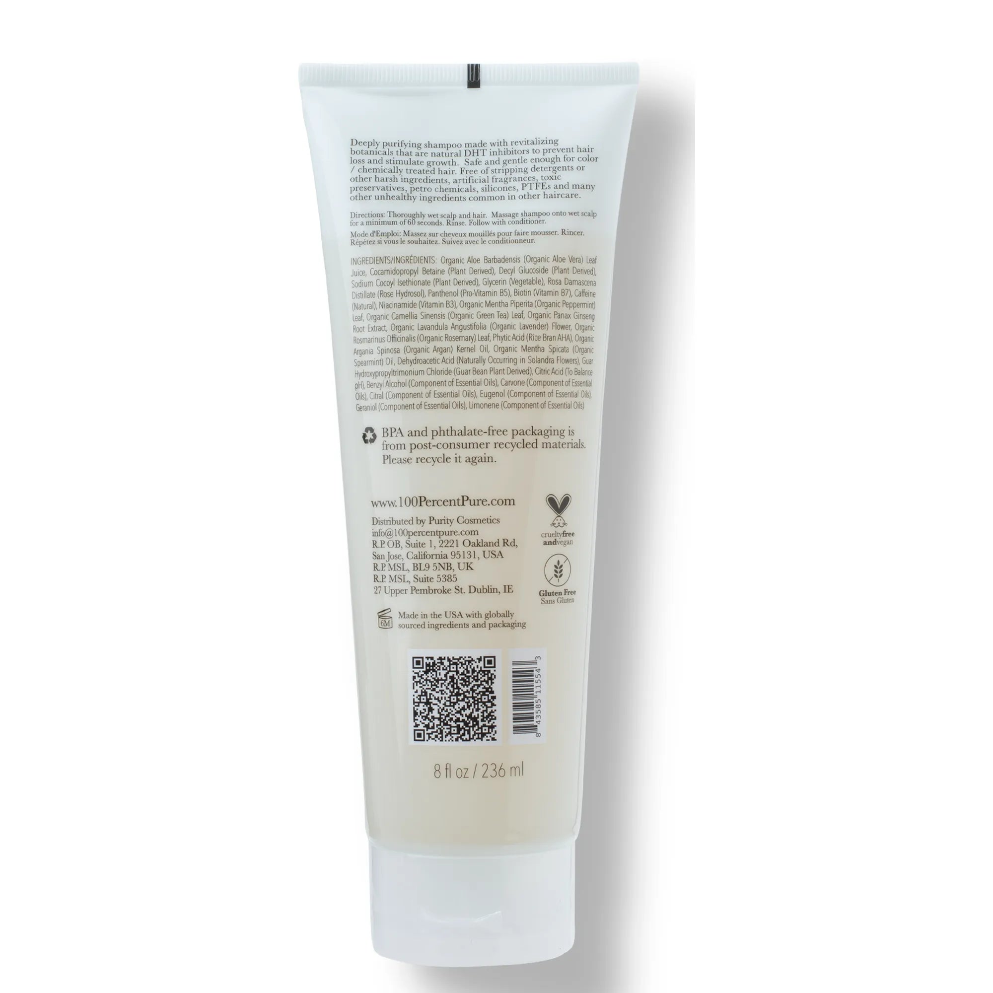 100-pure-hair-glossy-locks-grow-more-shampoing-volume-236-ml image 2