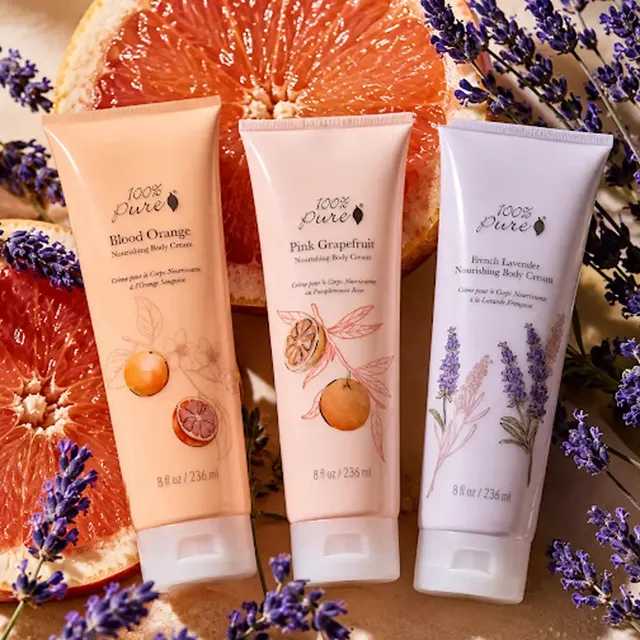 100-pure-citrus-bloom-trio-coffret-corps-agrumes-3-cr-mes image 1