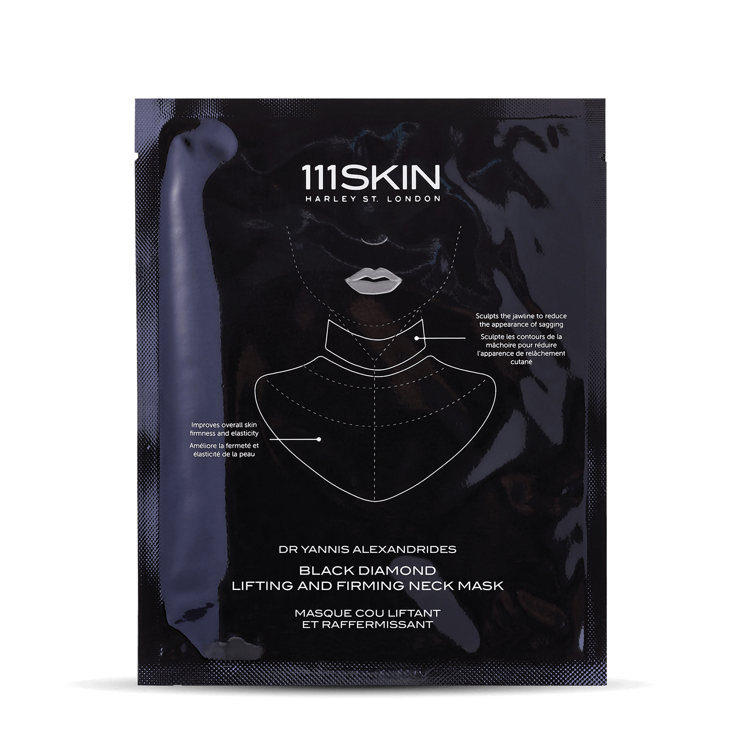 111skin-black-diamond-masque-cou-fermet-5-masques-liftant image 1