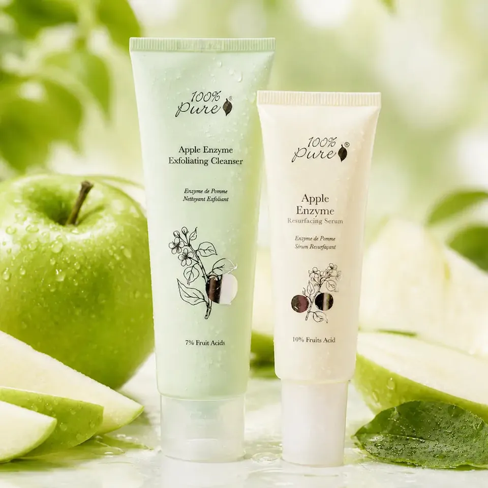 100-pure-apple-peel-duo-coffret-peeling-enzymes-pomme image 1