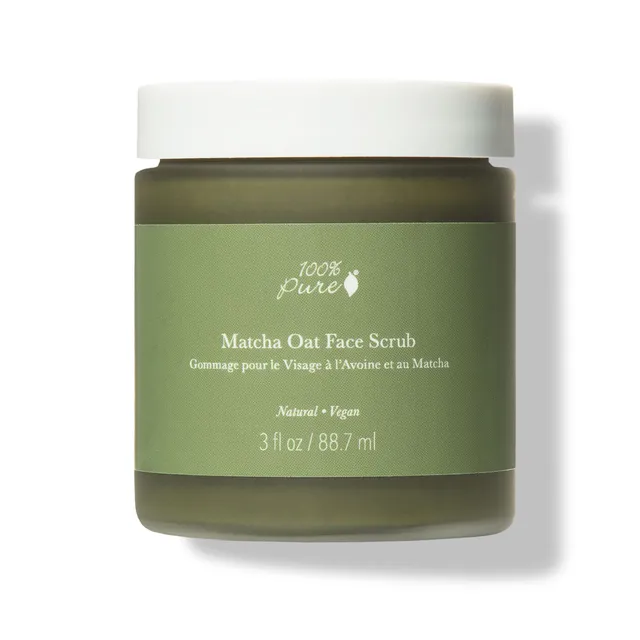 100-pure-skin-care-matcha-oat-gommage-visage-th-vert image 1