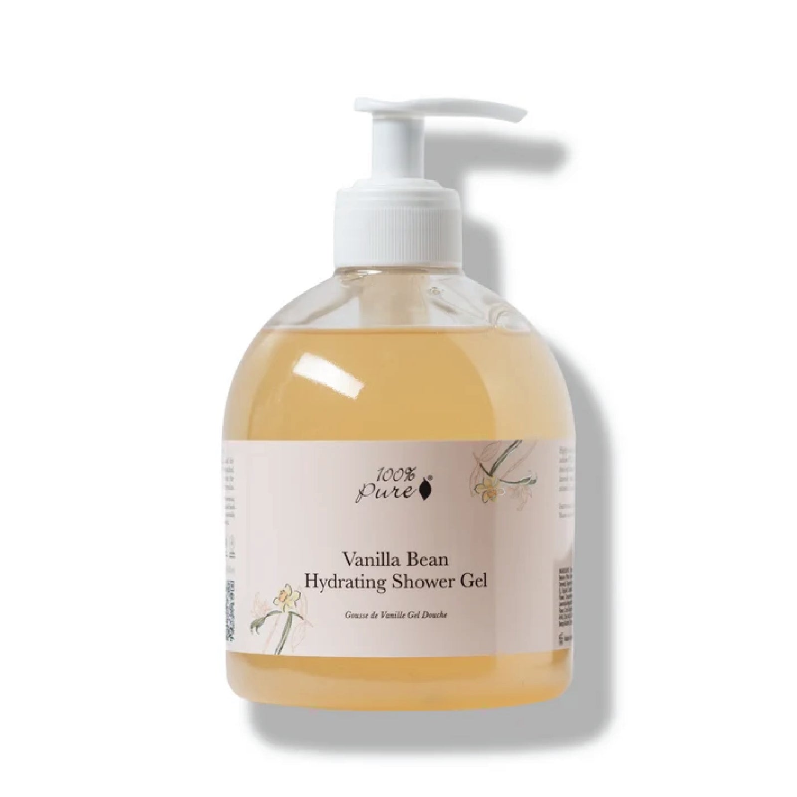 100-pure-body-vanilla-bean-gel-douche-vanille-8-oz image 1