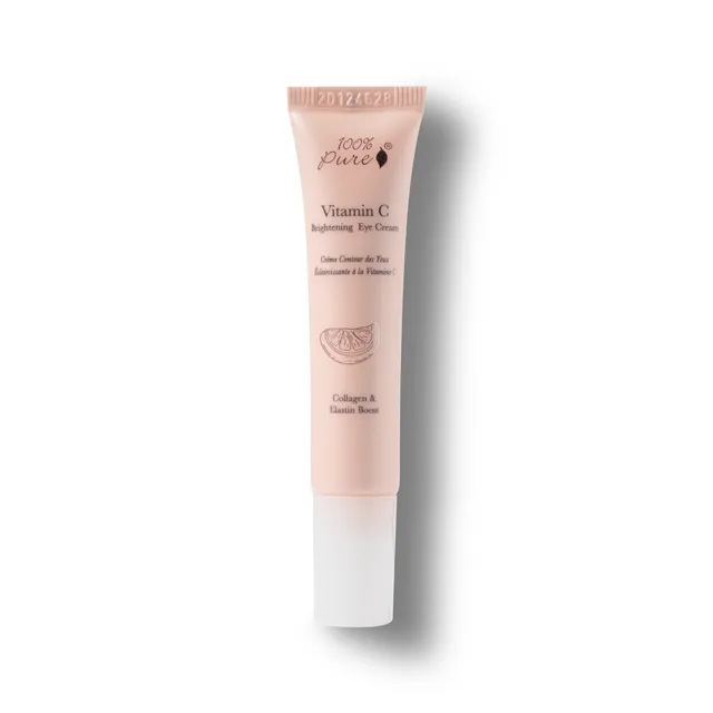100-pure-skin-care-vitamin-c-cr-me-contour-yeux-clat image 1