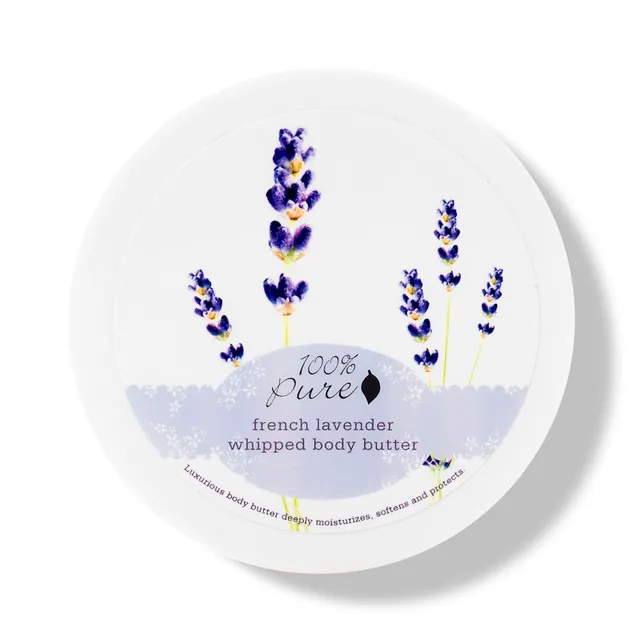 100-pure-body-french-lavender-whipped-body-butter-beurre-corporel-lavande image 1