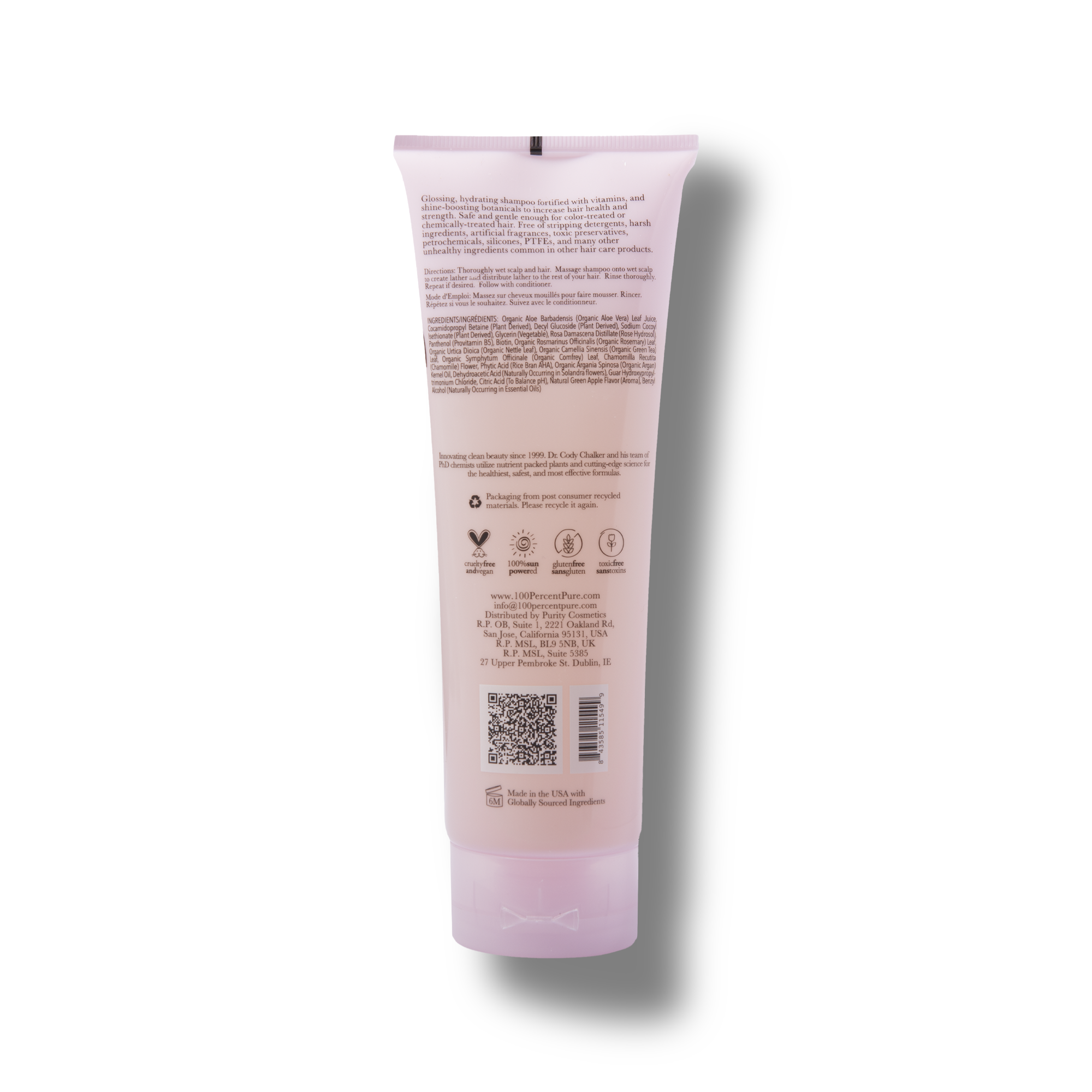 100-pure-glossy-locks-shampoing-brillance-pomme-verte-8-oz image 2