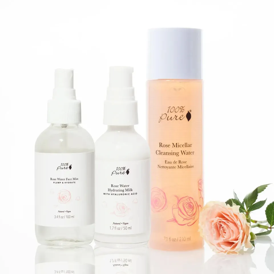 100-pure-breast-cancer-awareness-set-coffret-rose-hydratant image 1