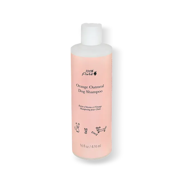100-pure-orange-oatmeal-shampoing-chien-avoine-orange image 1