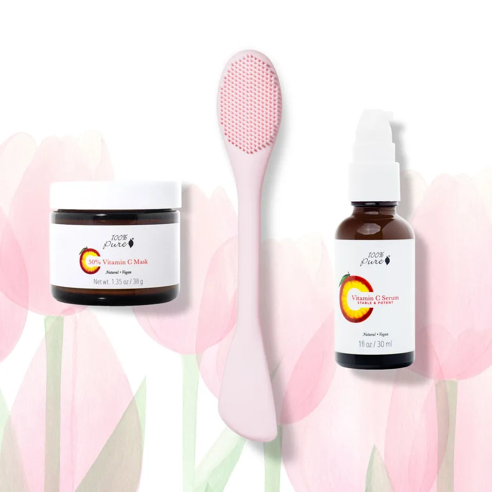 100-pure-revitalizing-trio-coffret-vitamine-c-clat image 1