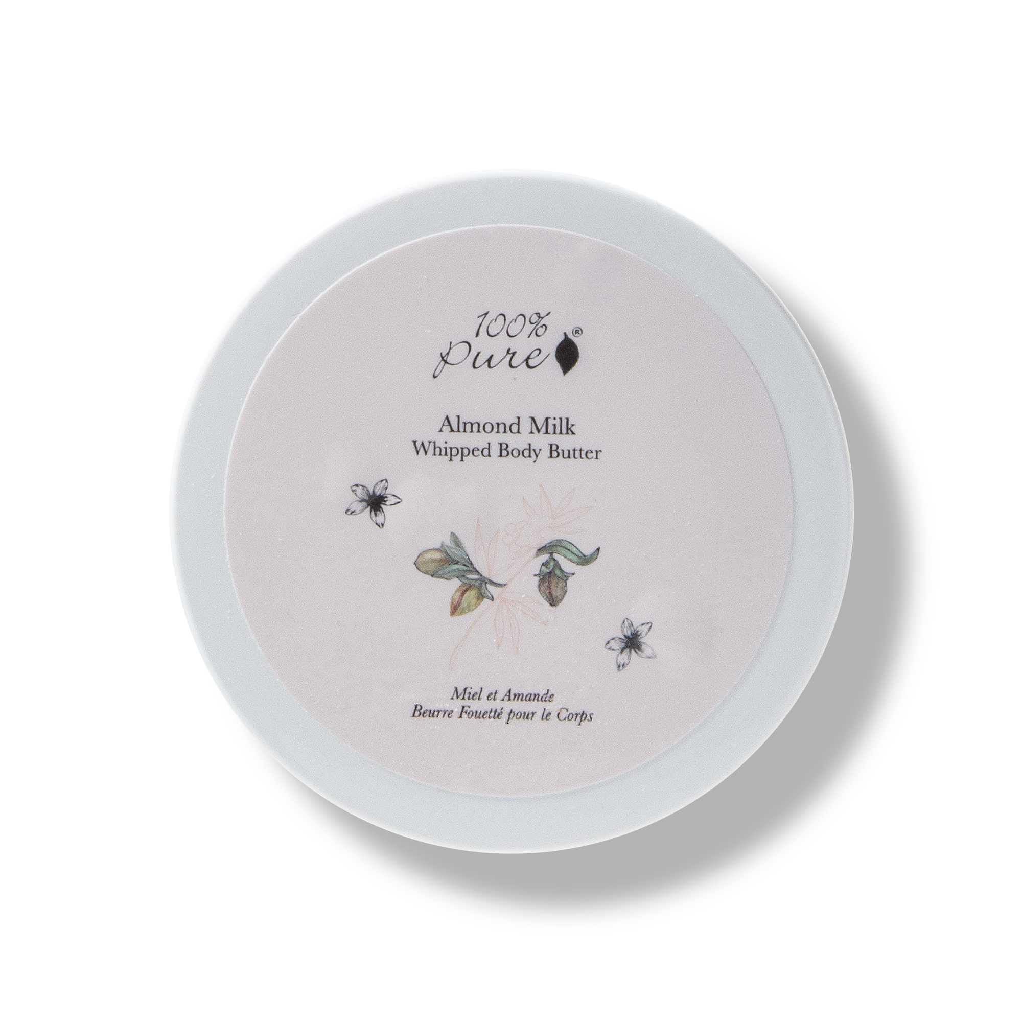 100-pure-honey-almond-whipped-body-butter-beurre-corporel-miel image 1